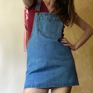 Forever 21 Jeans Overall Dress - size M 🌟